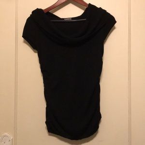 Express black cowl neck sweater
